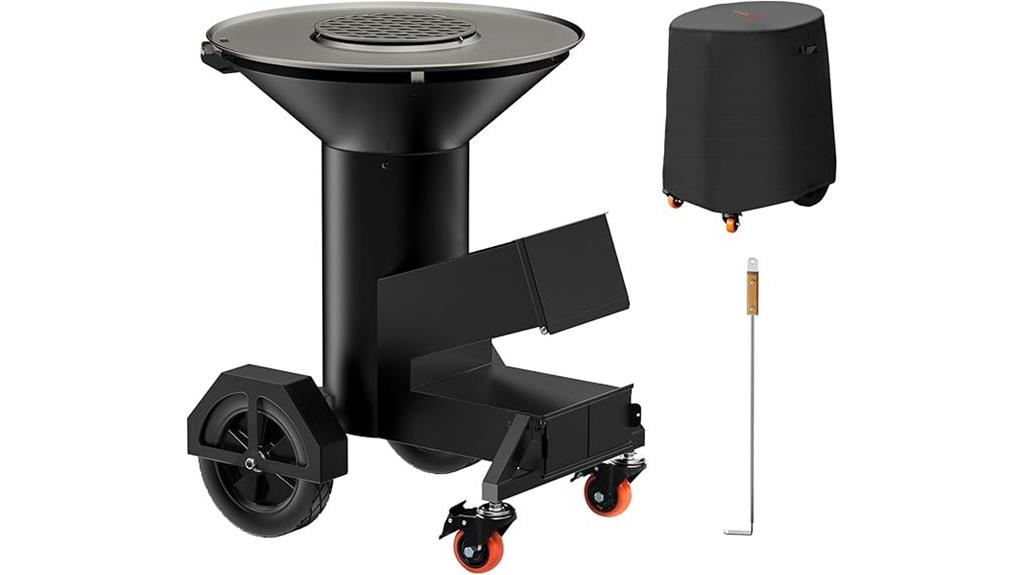 wood burning rocket stove