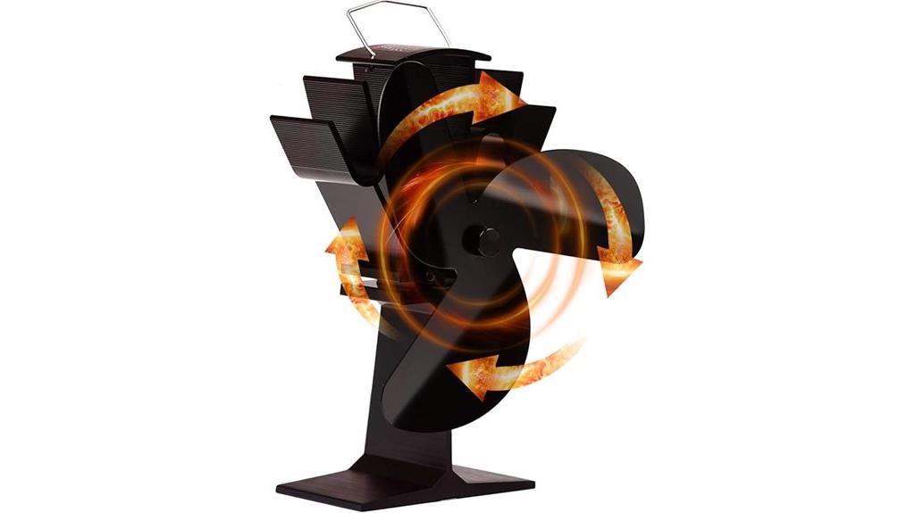 wood burning stove fan