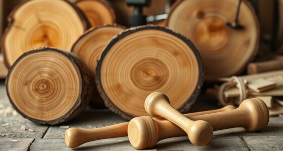 wood mallets from split rounds