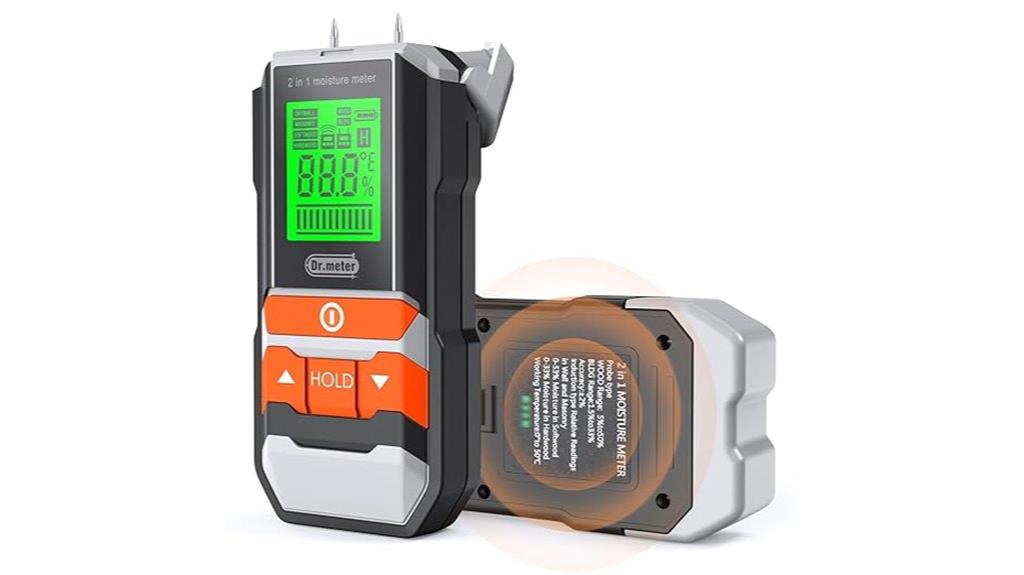 wood moisture measurement device