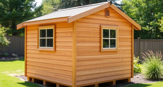 wood shed construction regulations