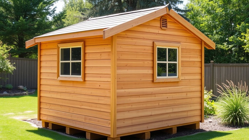 wood shed construction regulations