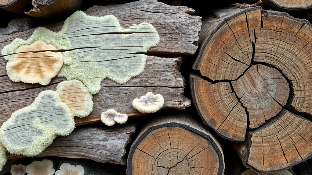 wood softening and discoloration