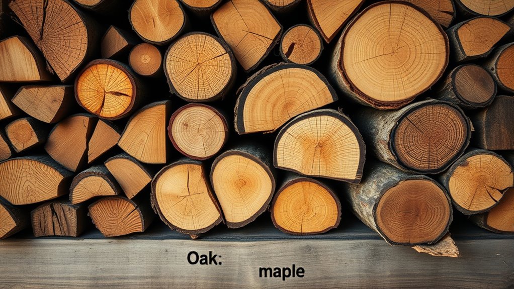 wood species weight charts