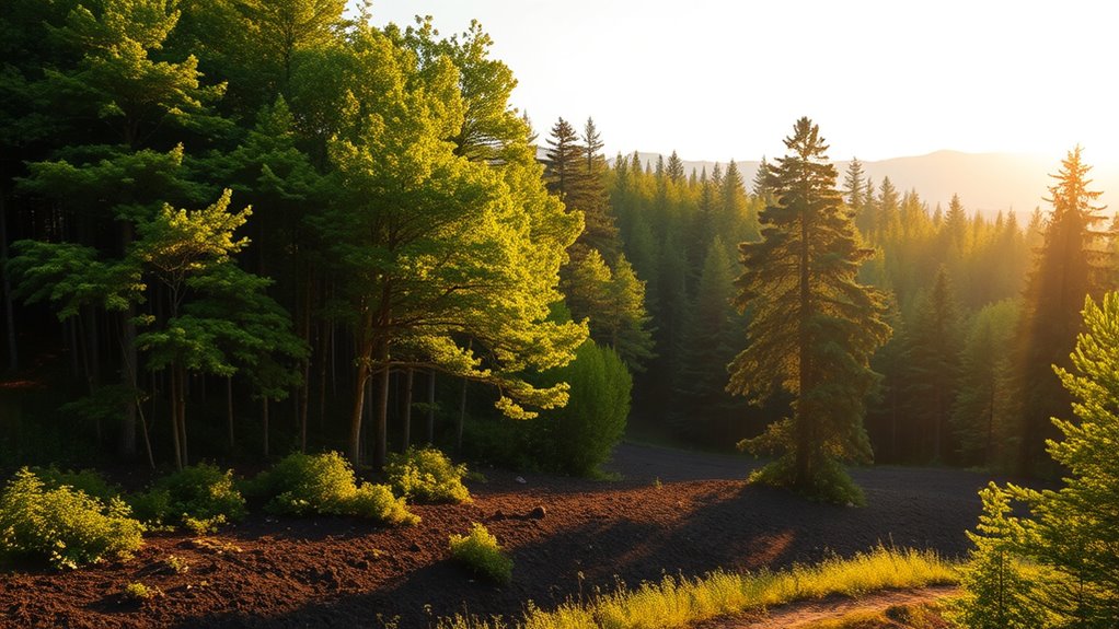 woodlot carbon storage