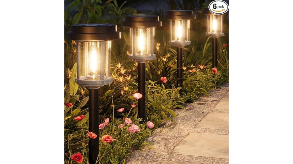 bright outdoor solar pathway lights