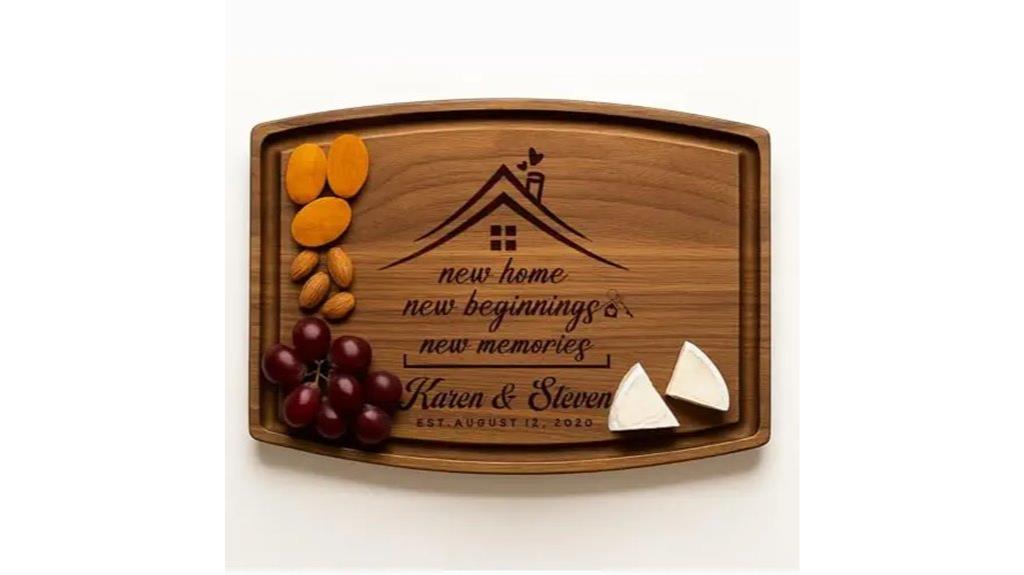 custom engraved cutting board