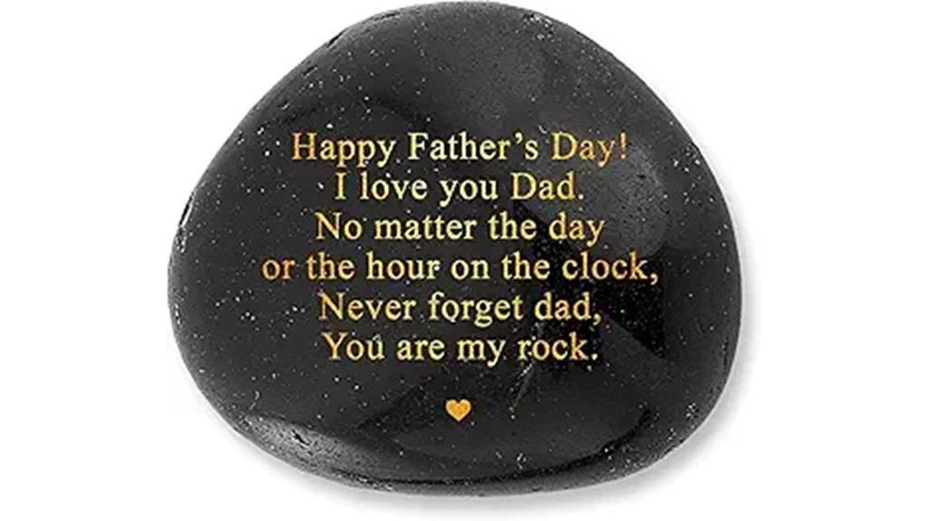 engraved father s day stone