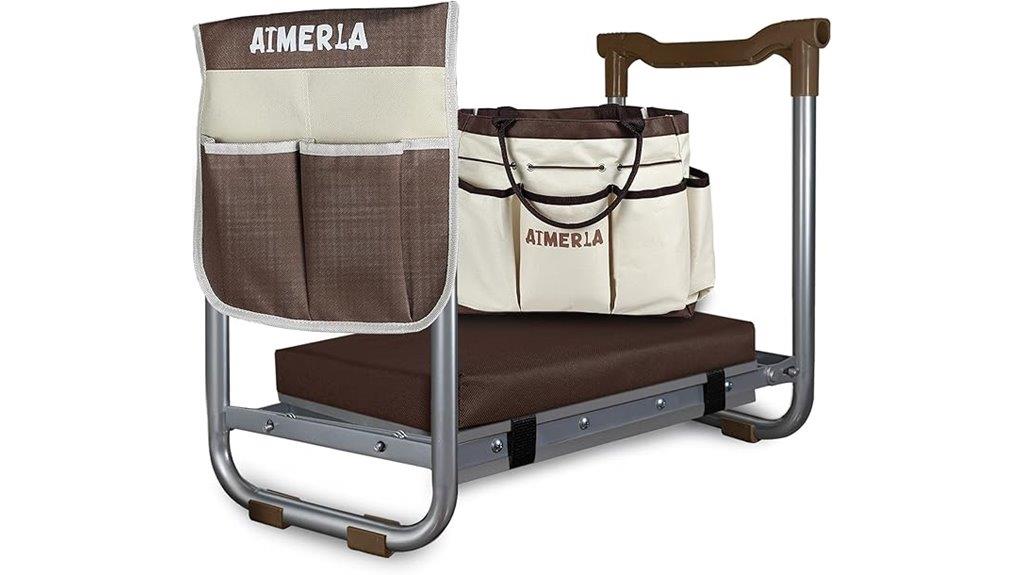 foldable kneeler with storage