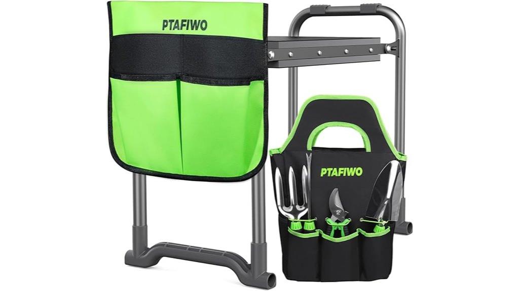 garden kneeler with storage