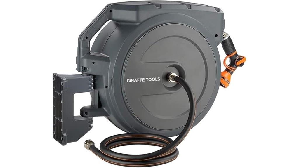 giraffe retractable garden hose