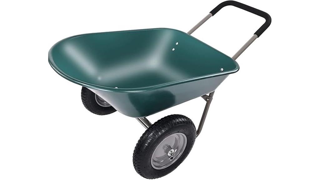 heavy duty dual wheel cart