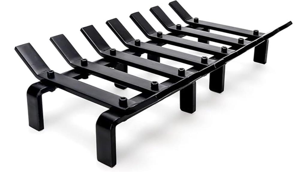 heavy duty steel firewood rack