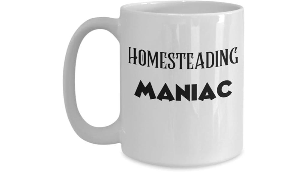 homesteading enthusiast mug design