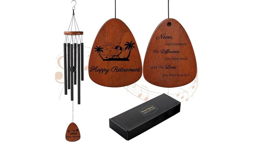 retirement chimes gift set
