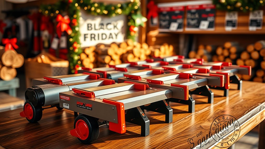 top black friday log splitter deals