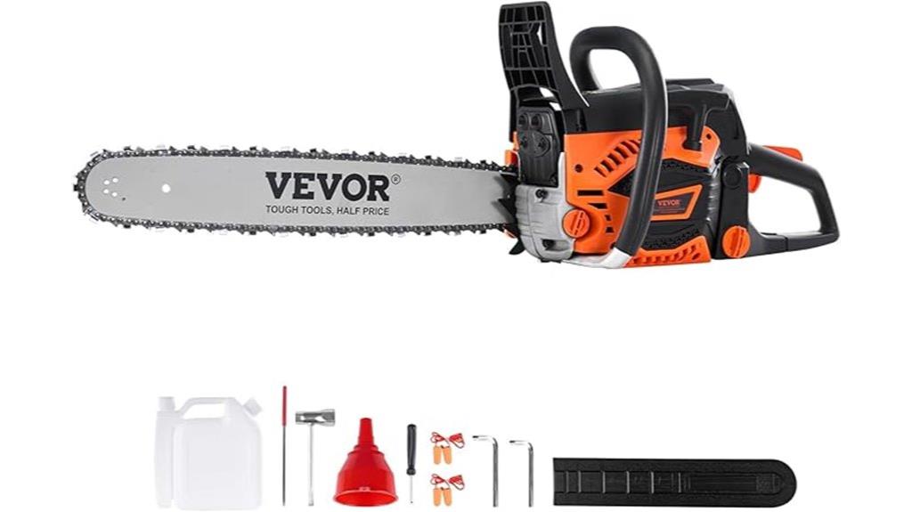 vevor 58cc gas chainsaw