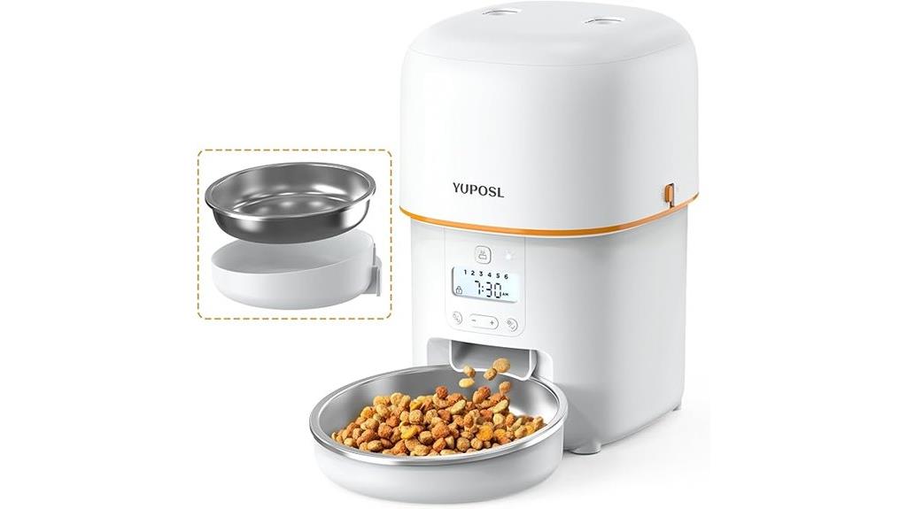 2l timed cat feeder