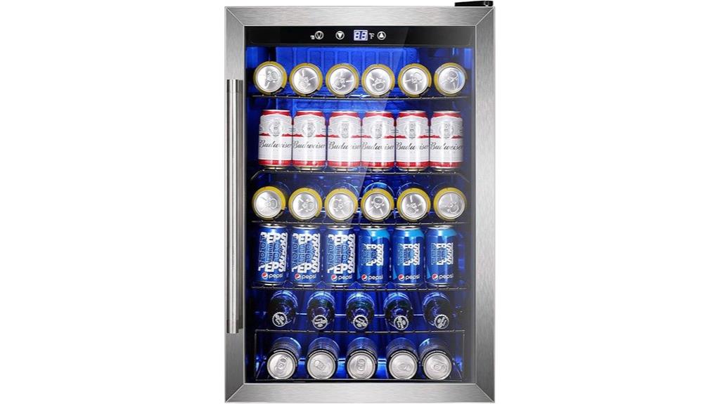 37 bottle stainless cooler