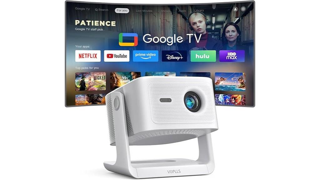 4k wireless smart projector
