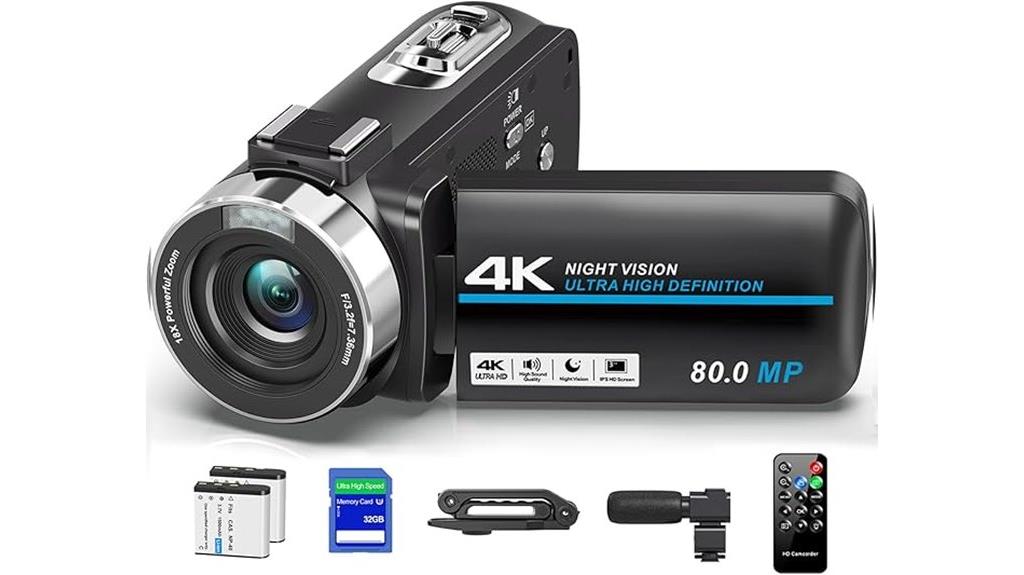 4k zoom camcorder kit