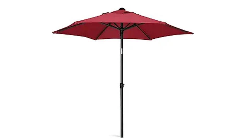 5 8ft outdoor patio umbrella