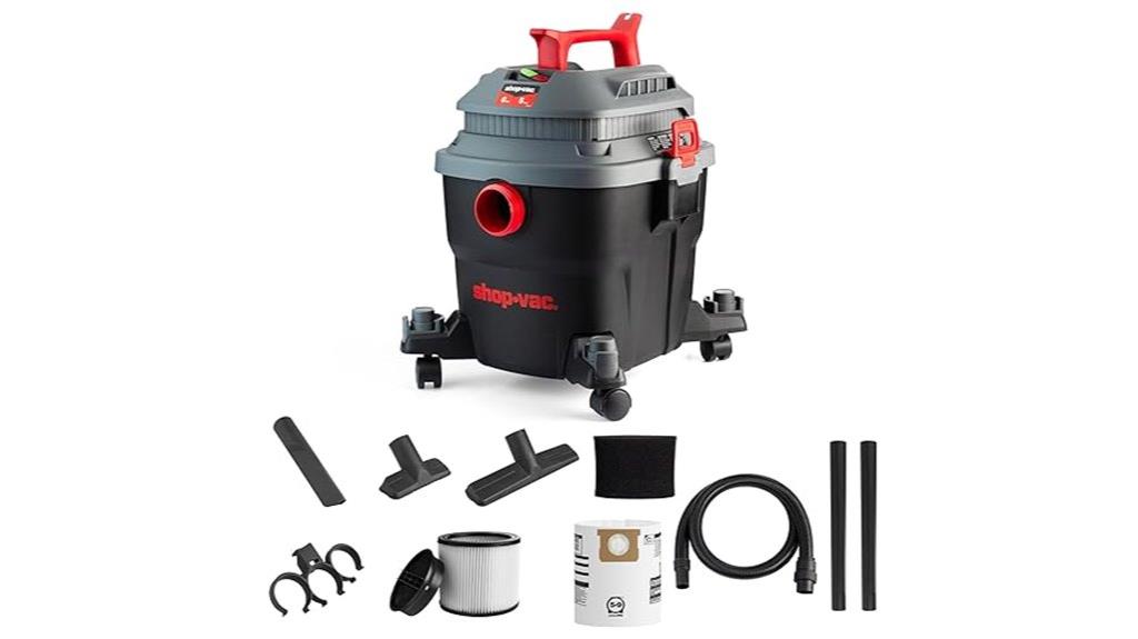 6 gallon wet dry vac
