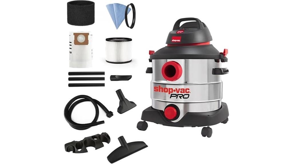 8 gallon shop vac kit