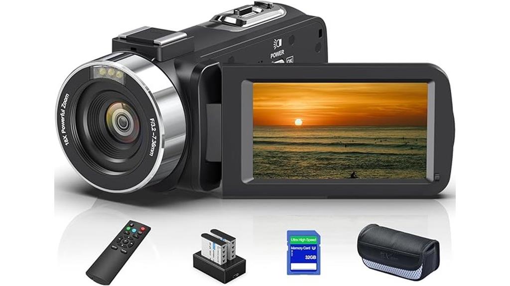 8k 64mp camcorder bundle