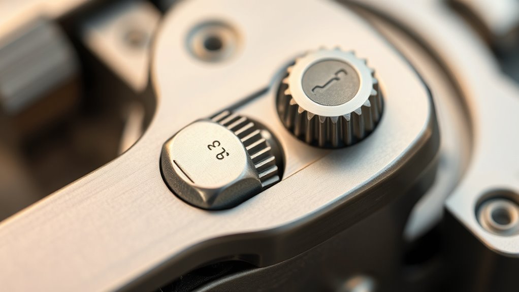 adjust magnetic and mechanical detents
