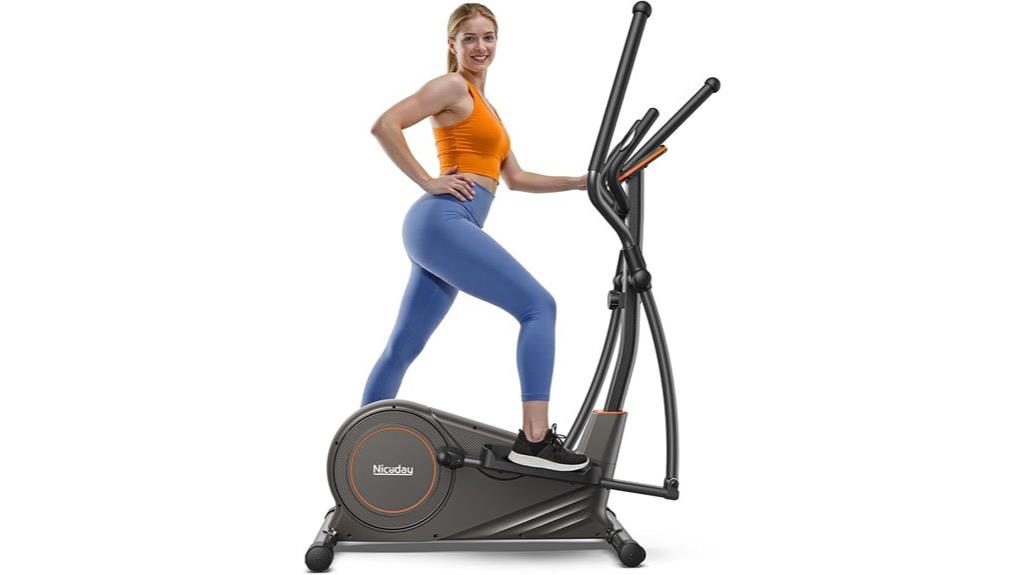 adjustable elliptical stride levels