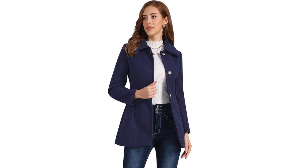 allegra k overcoat pockets