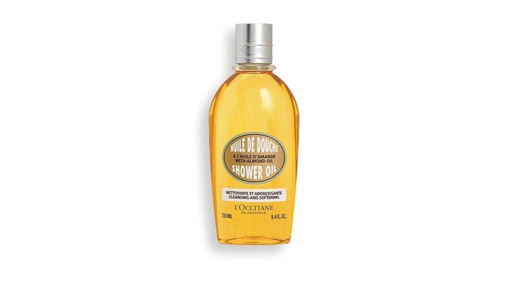 almond body shower oil