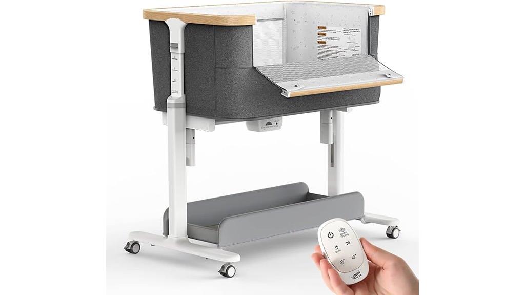 auto rocking baby bassinet