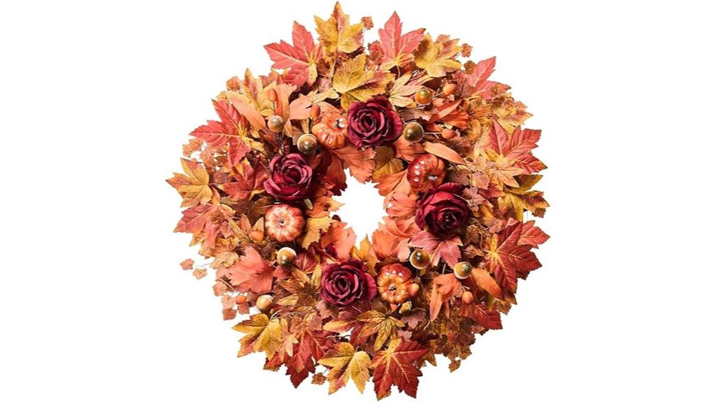 autumn front door wreath