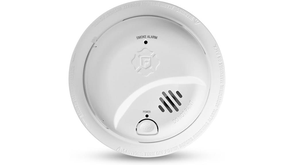 battery operated smoke detector