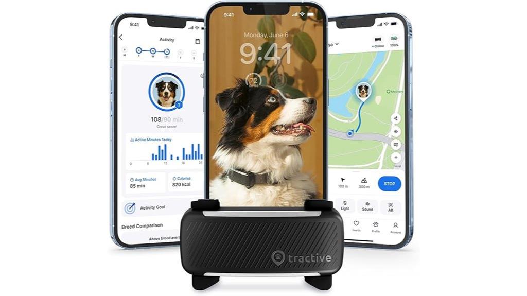 black gps dog tracker