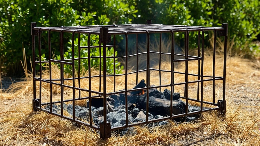 build a secure brush containment cage