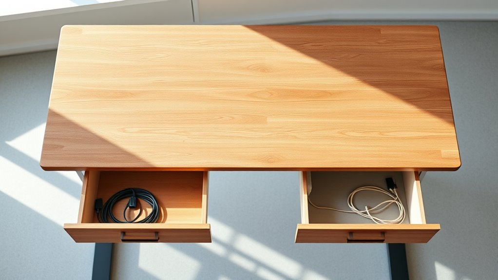 cable management and adjustability