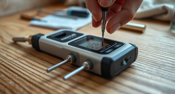 calibrate and maintain moisture meter