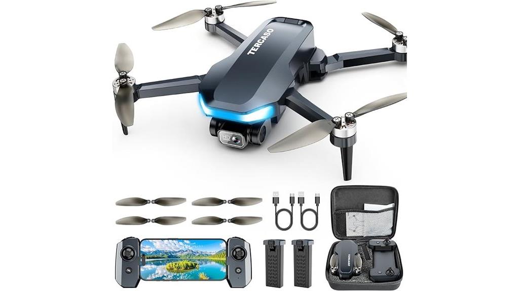 camera equipped foldable drone