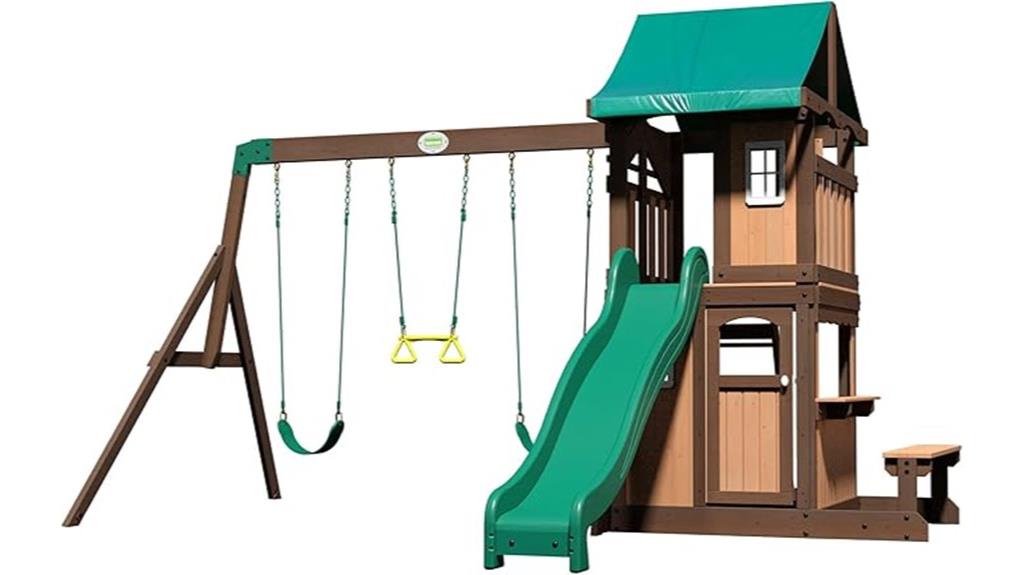 cedar wood playset