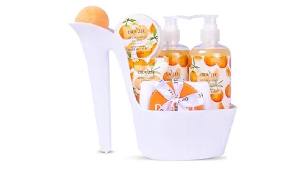 citrus spa gift set