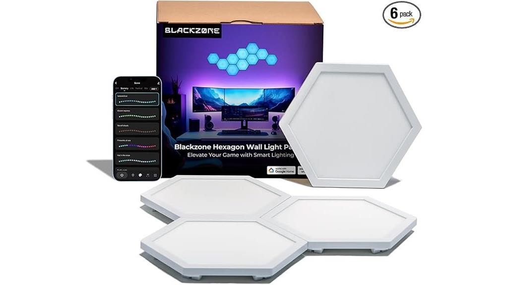 colorful modular wall lights