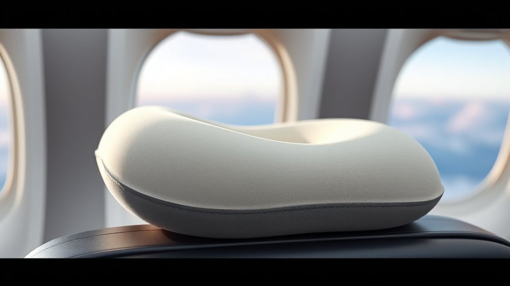 comfortable ergonomic travel pillow