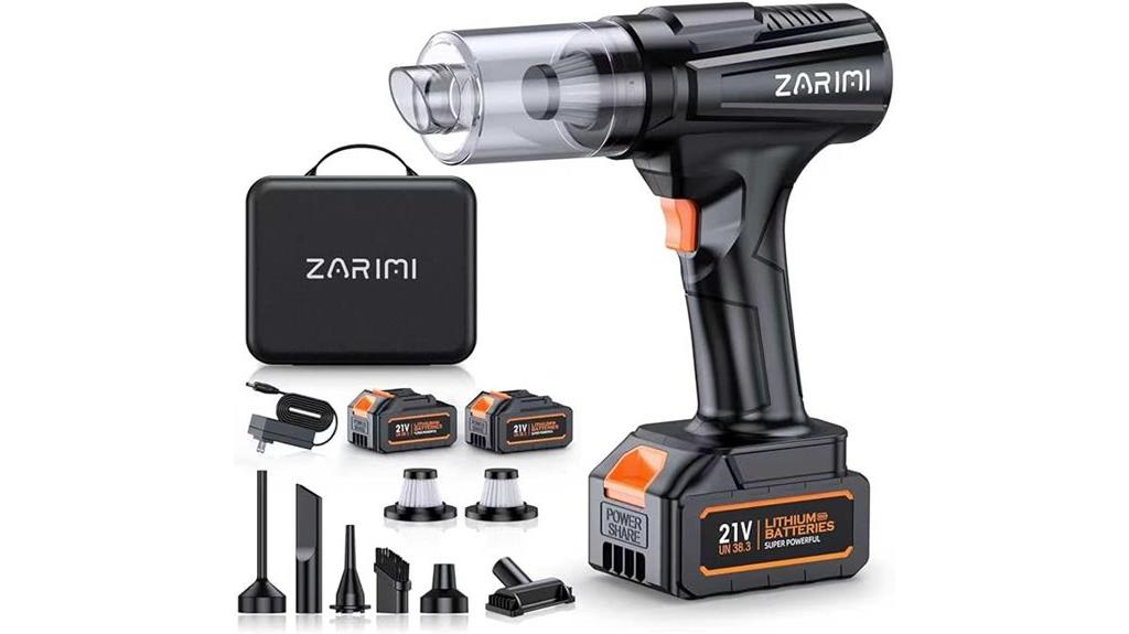 cordless high power car vacuum