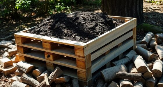diy pallet compost bin