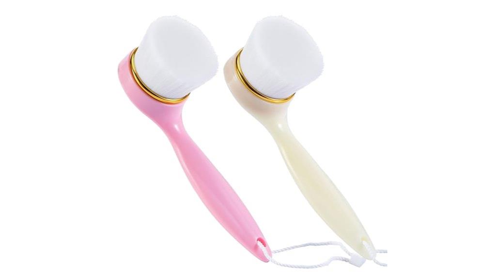 dual soft brush heads