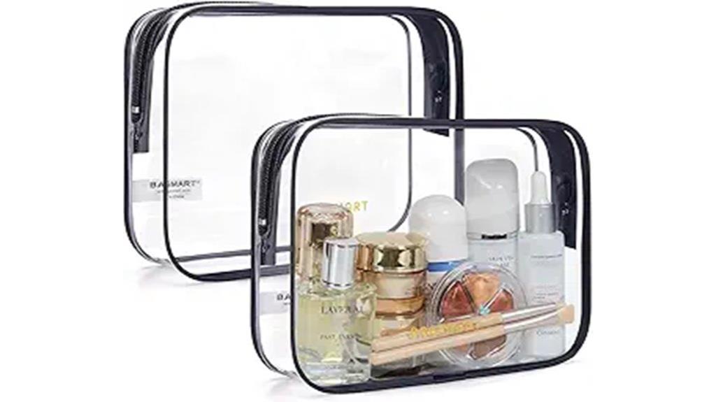 dual tsa approved toiletry bags