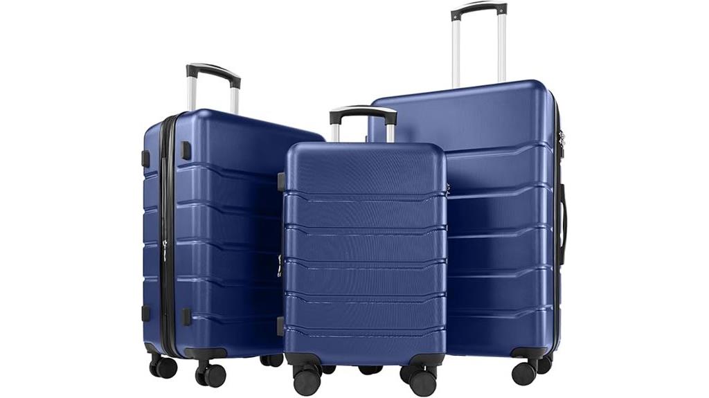 durable abs spinner luggage